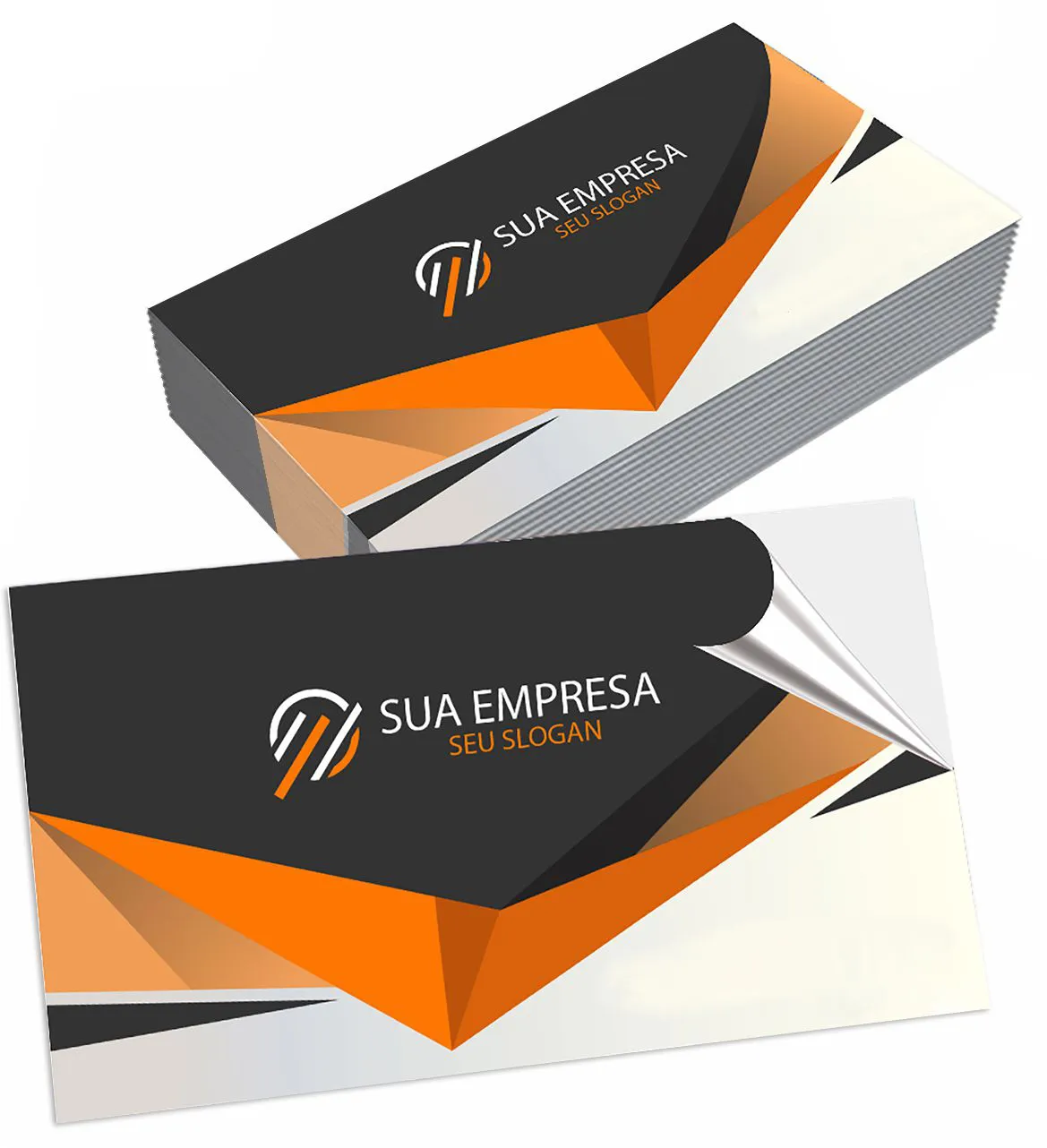 CARTÃO DE VISITA VERNIZ UV TOTAL FRENTE