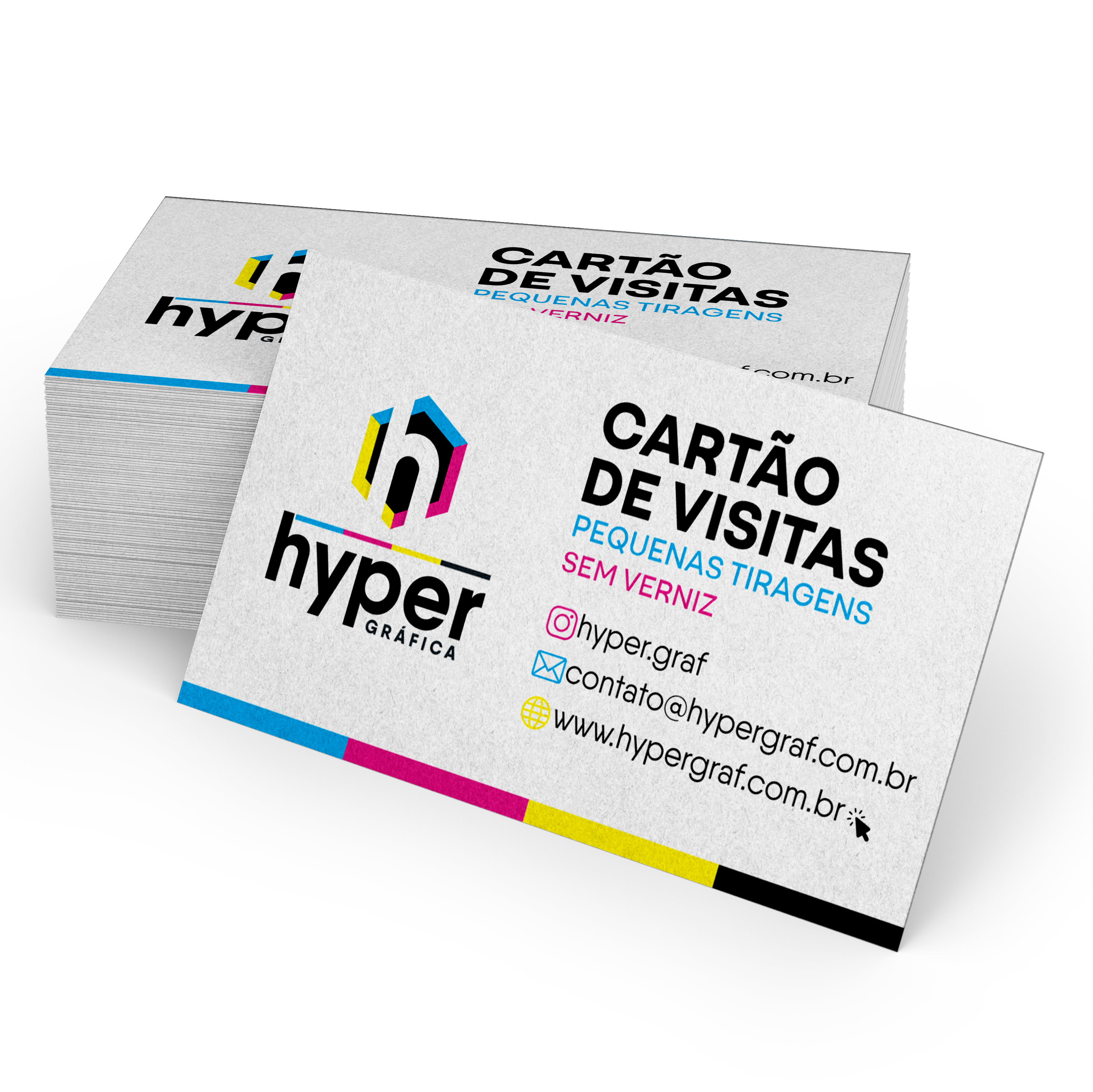 Cartão de Visitas - (Impressão Digital)