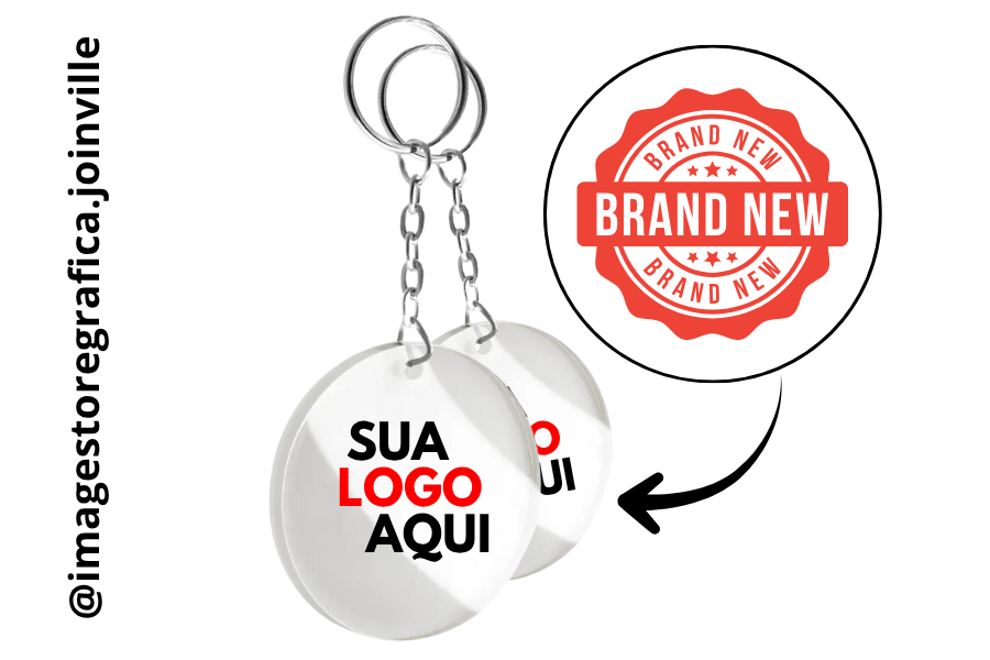 Chaveiro Acrilico Redondo
