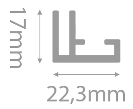Perfil SmartFrame 17mm