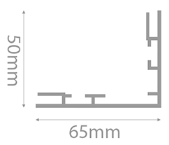 perfil SmarFrame 50mm