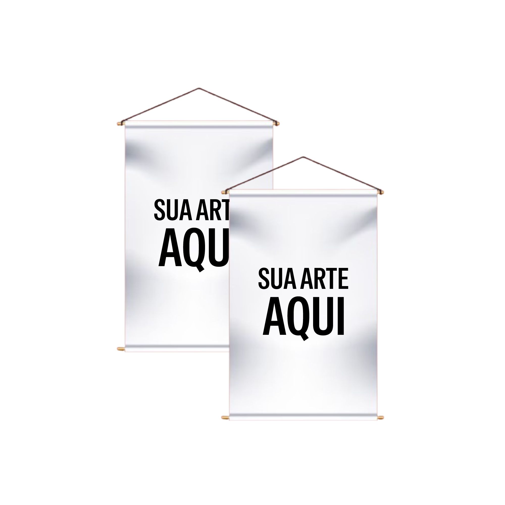 Kit 2 Banners Personalizados Divulgação Comércio | 70x100