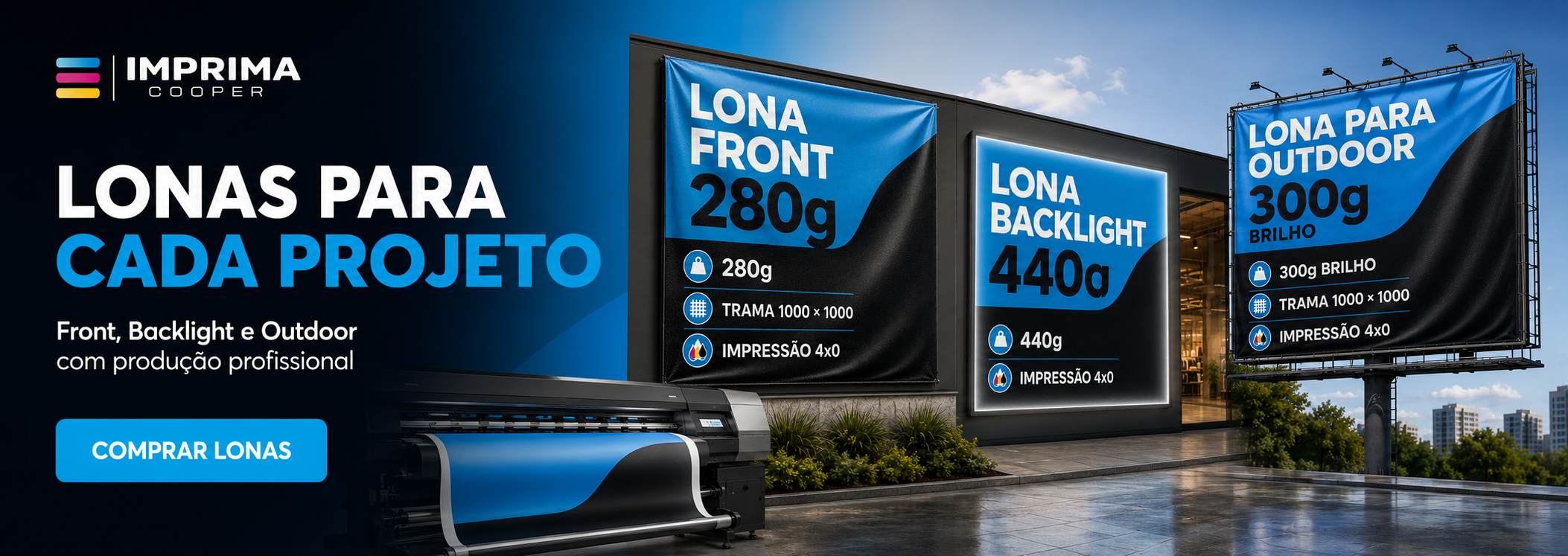 Lonas para cada projeto