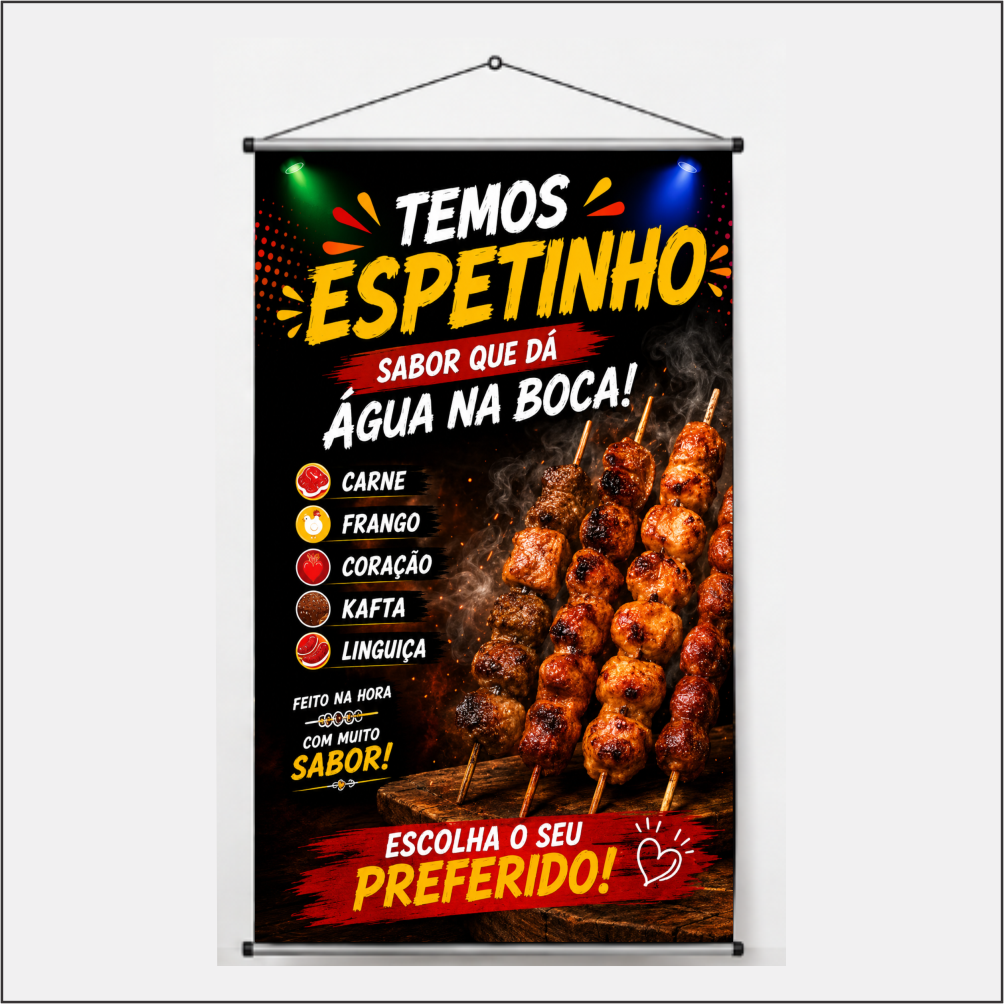Banner Temos Espetinhos