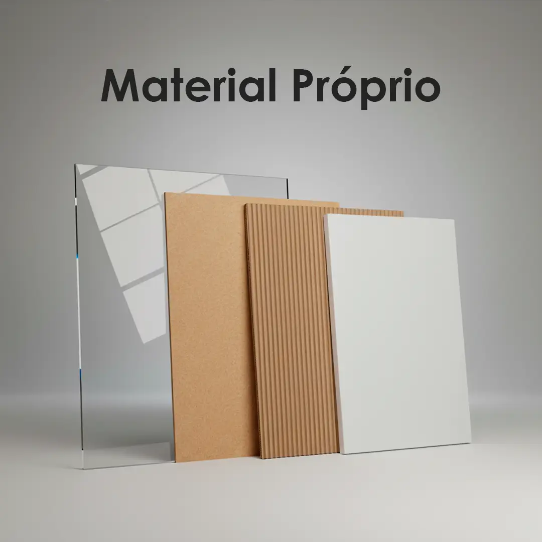 Corte a Laser - Material Próprio