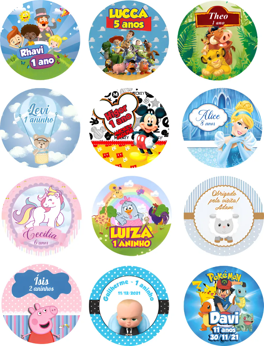 Adesivo Pequenos Formatos Recortado