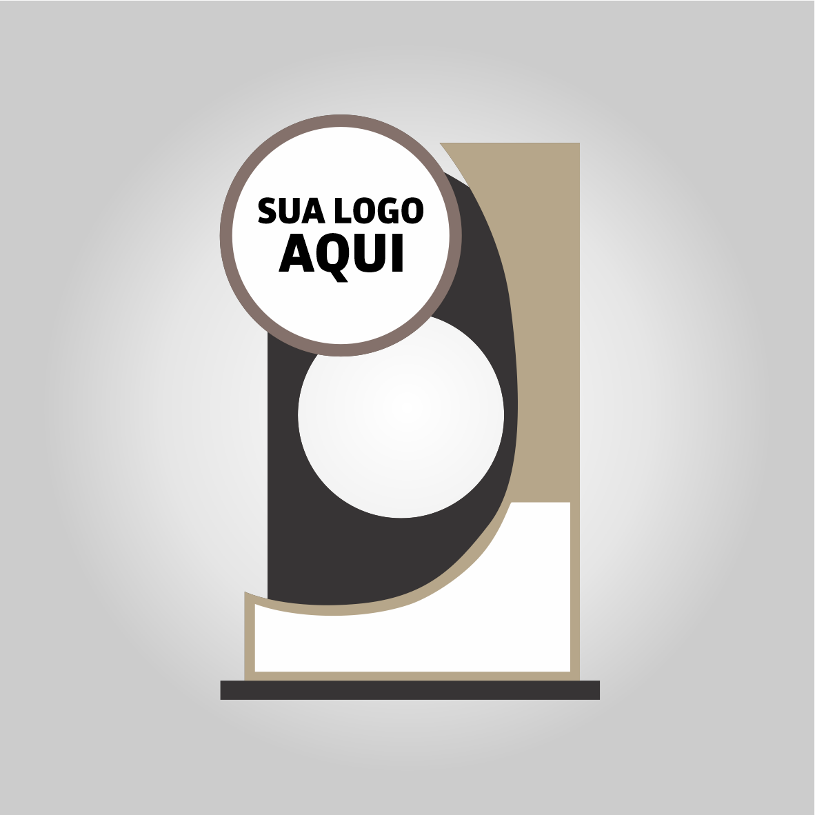 TROFÉU EM ACRÍLICO RECORTE PERSONALIZADO