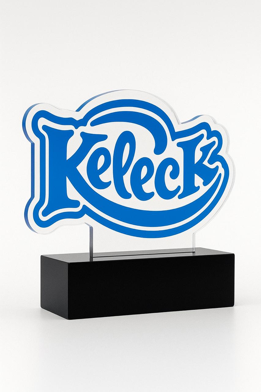 Trofeu Personalizado c/ logo em adesivo
