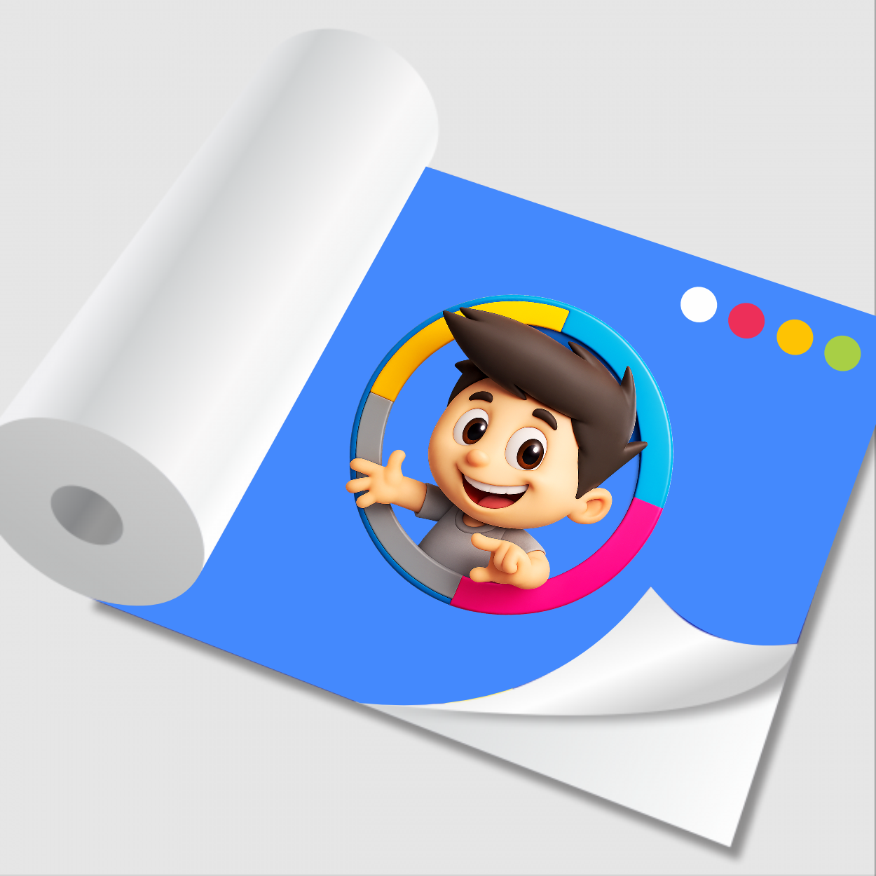 Adesivo Vinil Impresso Transparente por m2