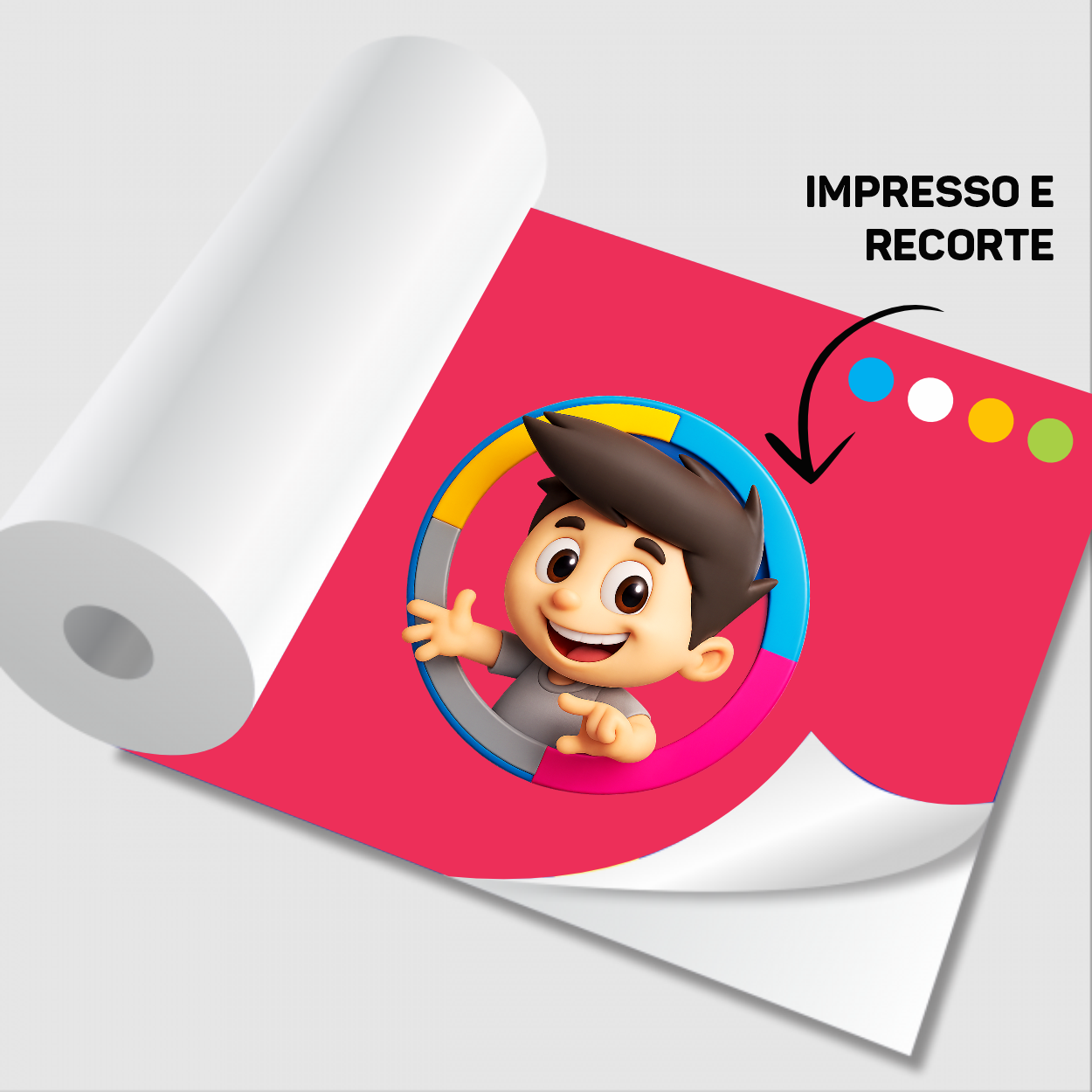 Adesivo Vinil Impresso Recortado