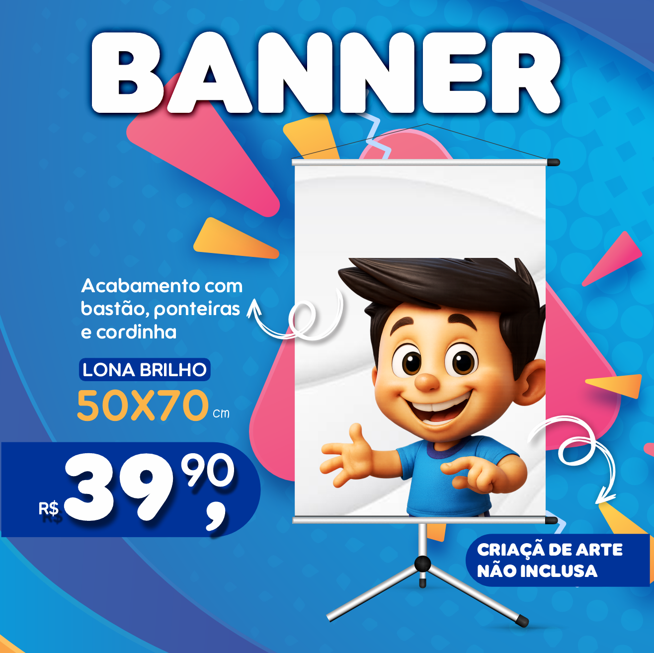 Banner 50x70cm