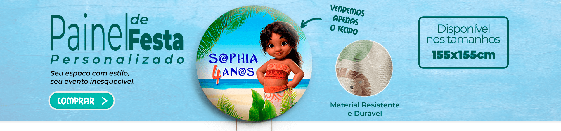 PAINEL REDONDO DE FESTA