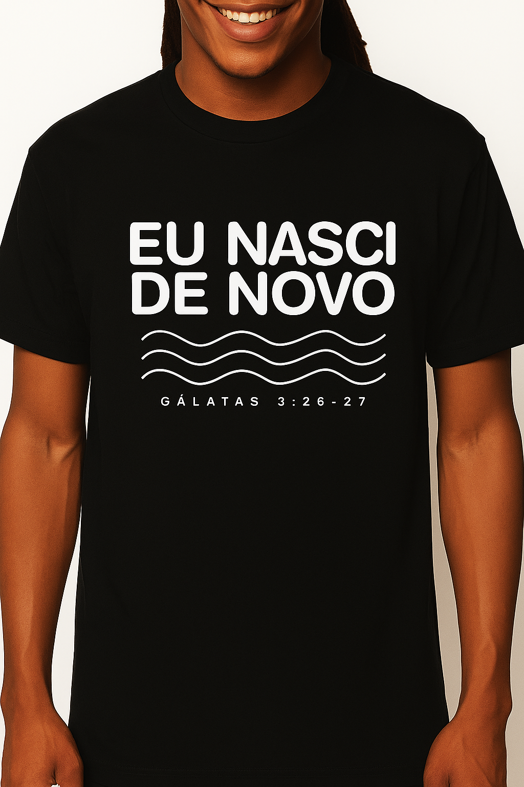 Camisa Eu Nasci de Novo