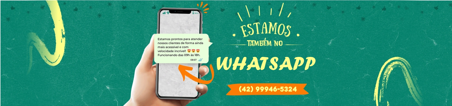 ESTAMOS NO WHATSAPP