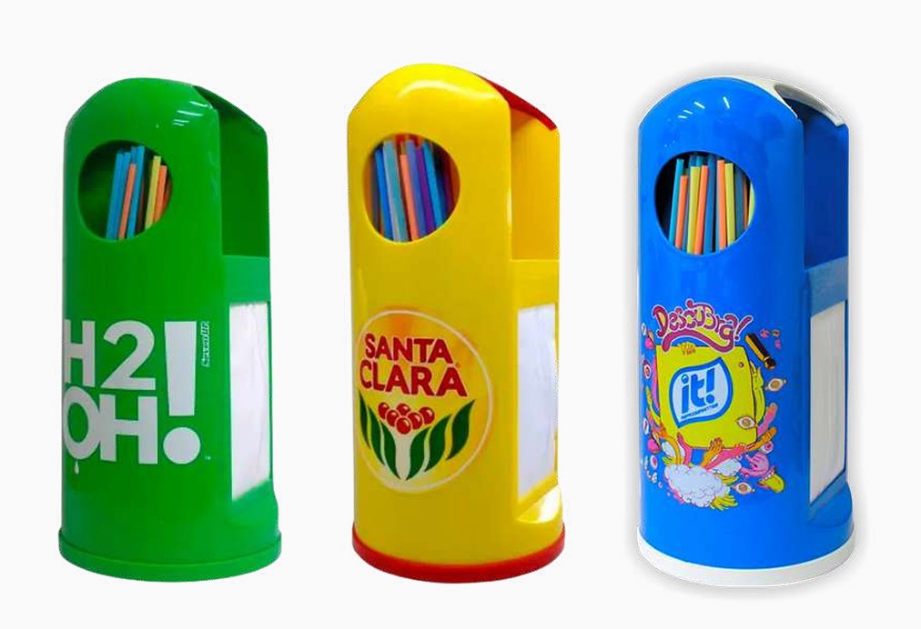 Porta Guardanapos e Canudos Bi-Útil