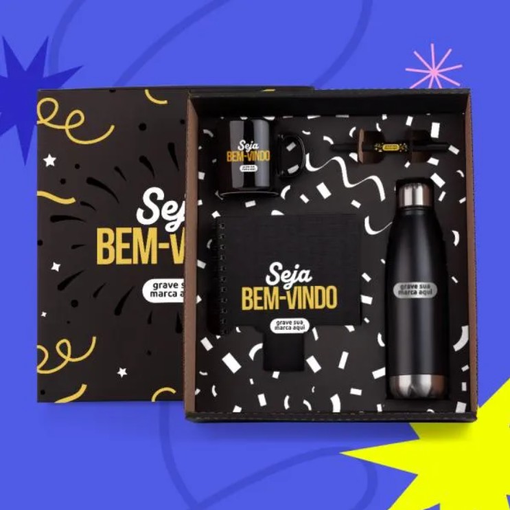 Kit Caderno E Acessórios - 4 Pçs