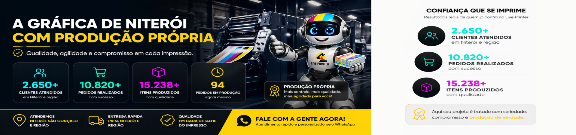 Gráfica Live Printer - Niterói - São Gonçalo - Rio de Janeiro