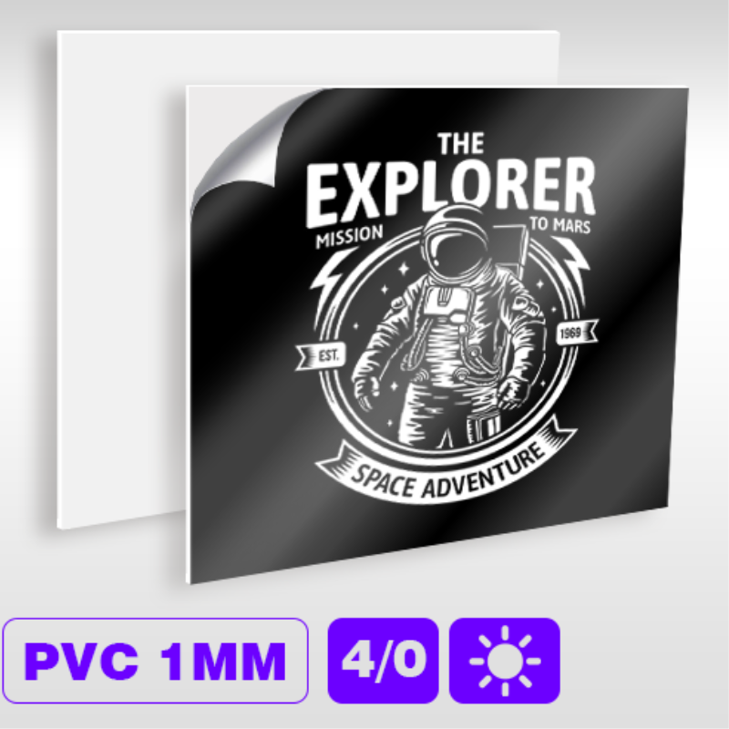 PS | PVC 1mm 4/0 - Impressa