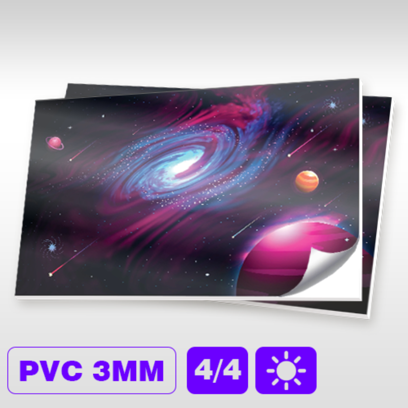 PS | PVC 3mm 4/4 - Impressa