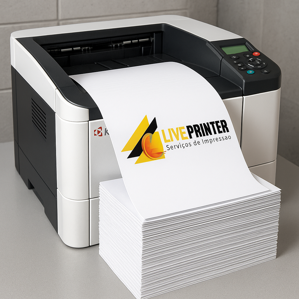 Impressão A4 - Colorida Jato de Tinta - Frente