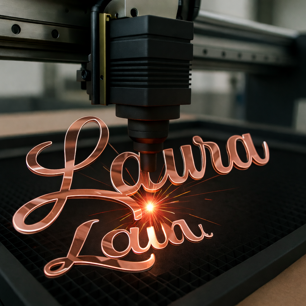 Acrílico 2mm + Corte Especial Rosé