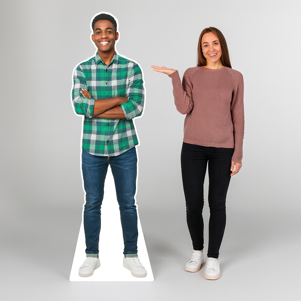 Totem Display Fotográfico | Tamanho Real Até 180x80cm de chão Formatura Festa Aniversário Decoração