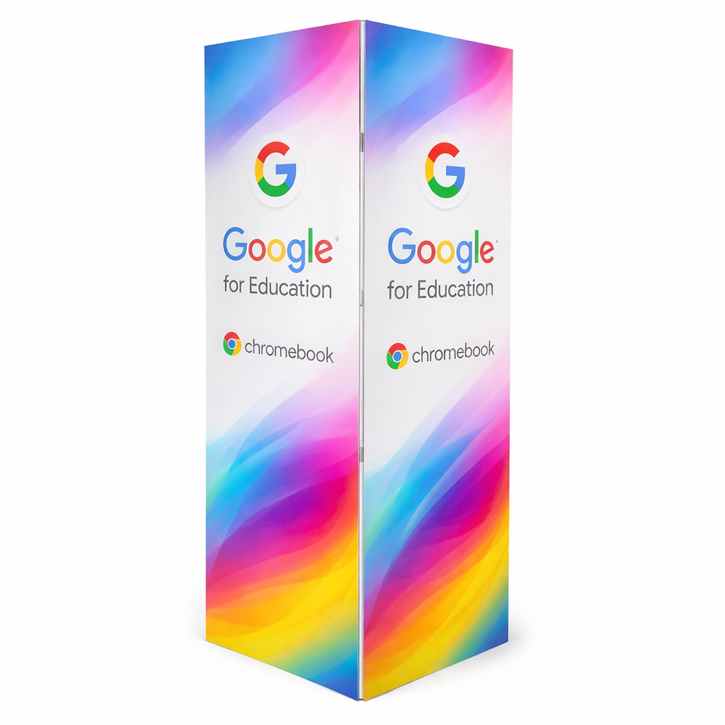 Totem Triedro em Poliondas - 45 x 194 cm