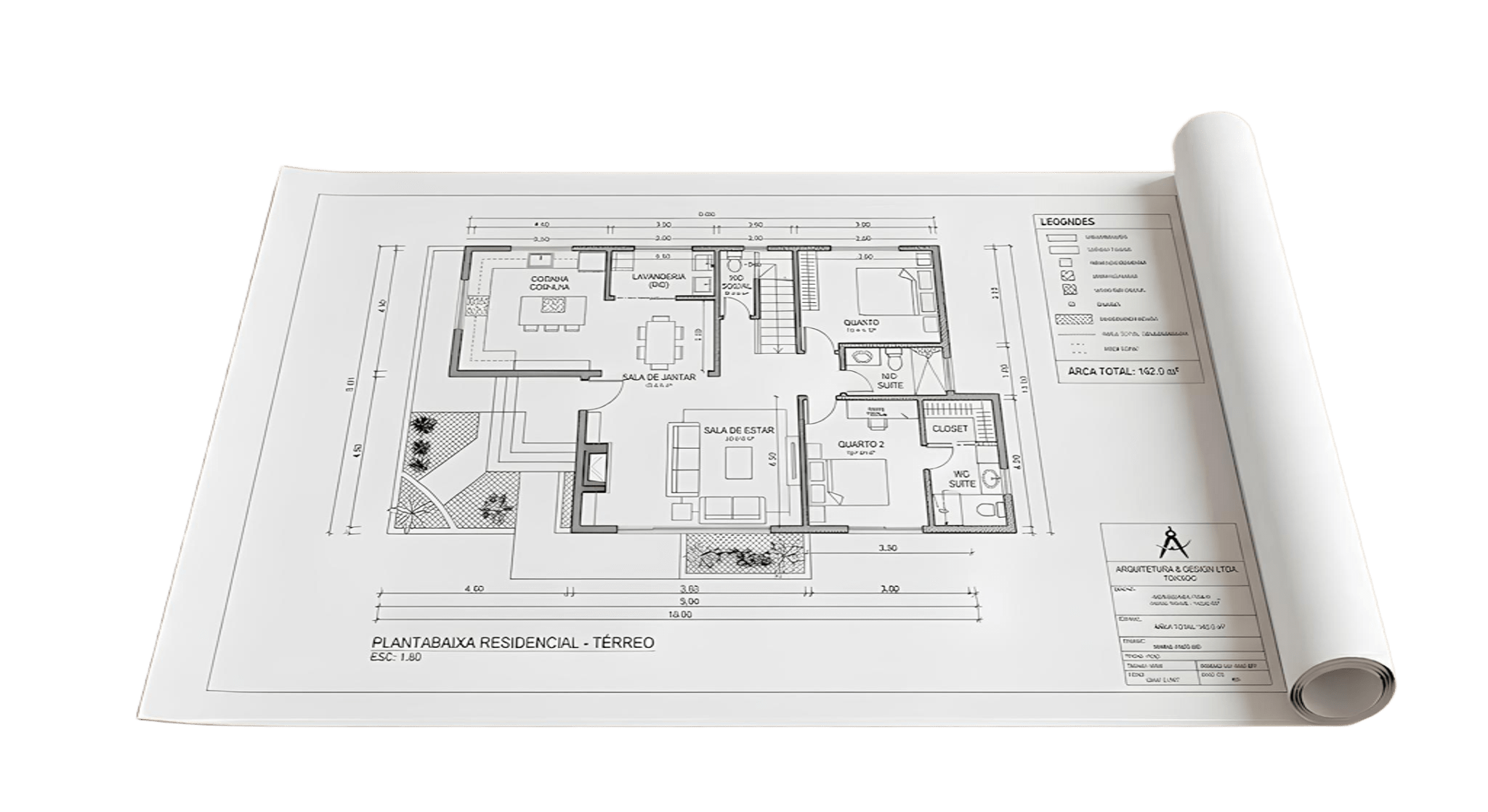 Plotagem A1 Monocromática (P&B)