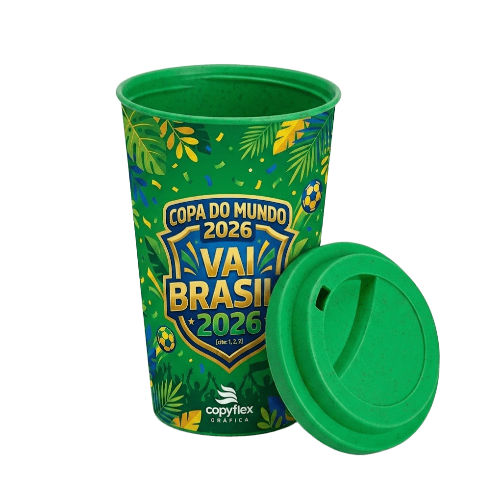 Copo em fibra de bambu