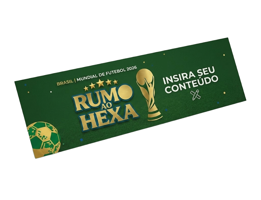 Adesivo de Parachoque Personalizado