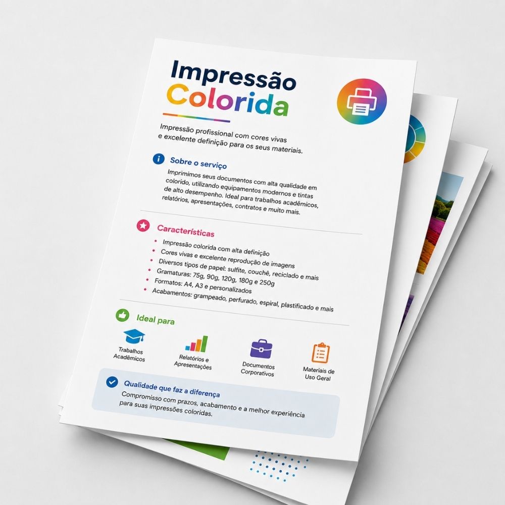 Impressão Colorida