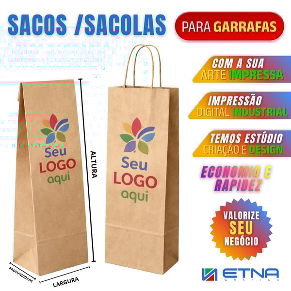 Sacos e Sacolas Garrafas