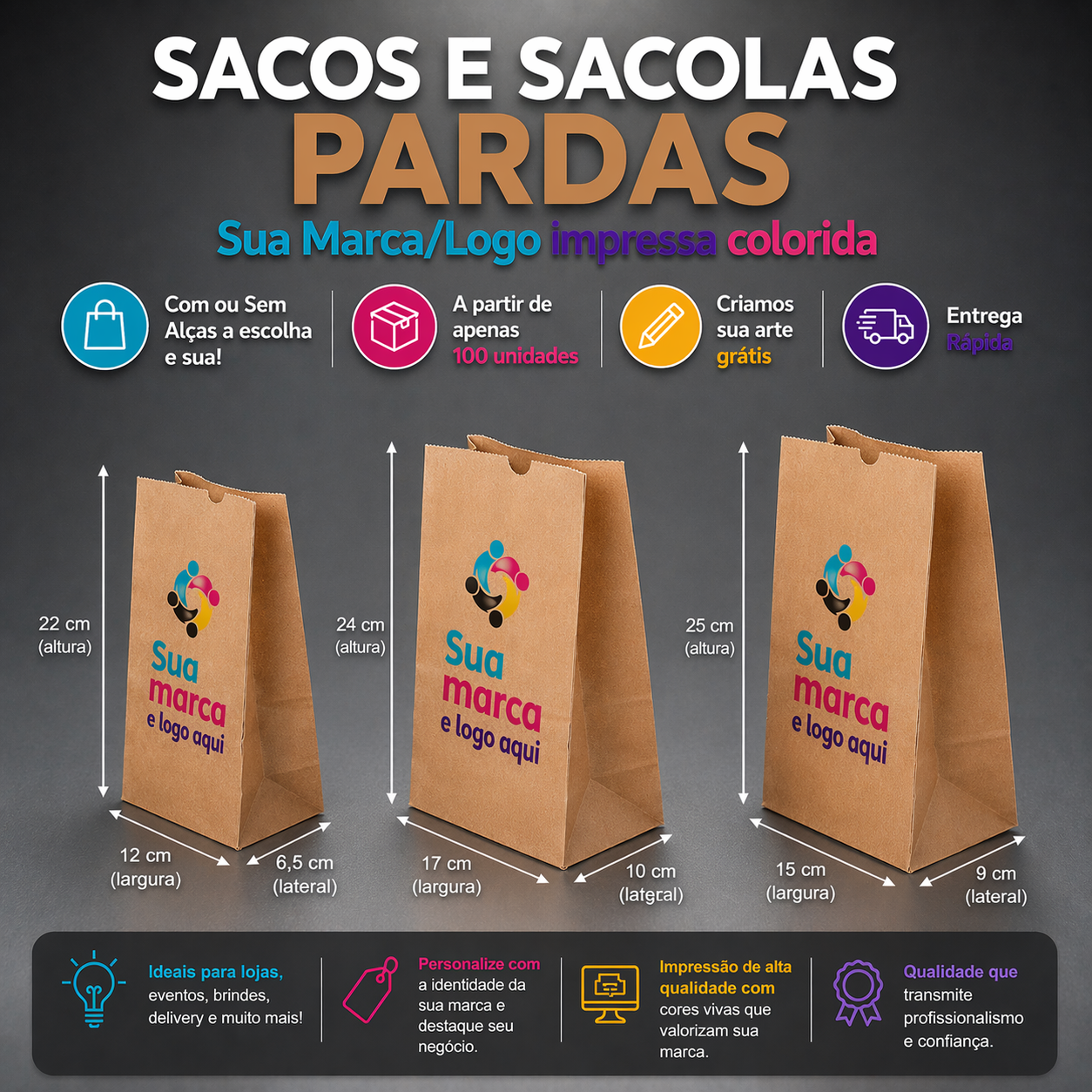 Sacos e Sacolas Digitais P