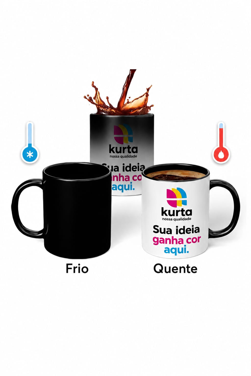 CANECA CERÂMICA MÁGICA 325ML