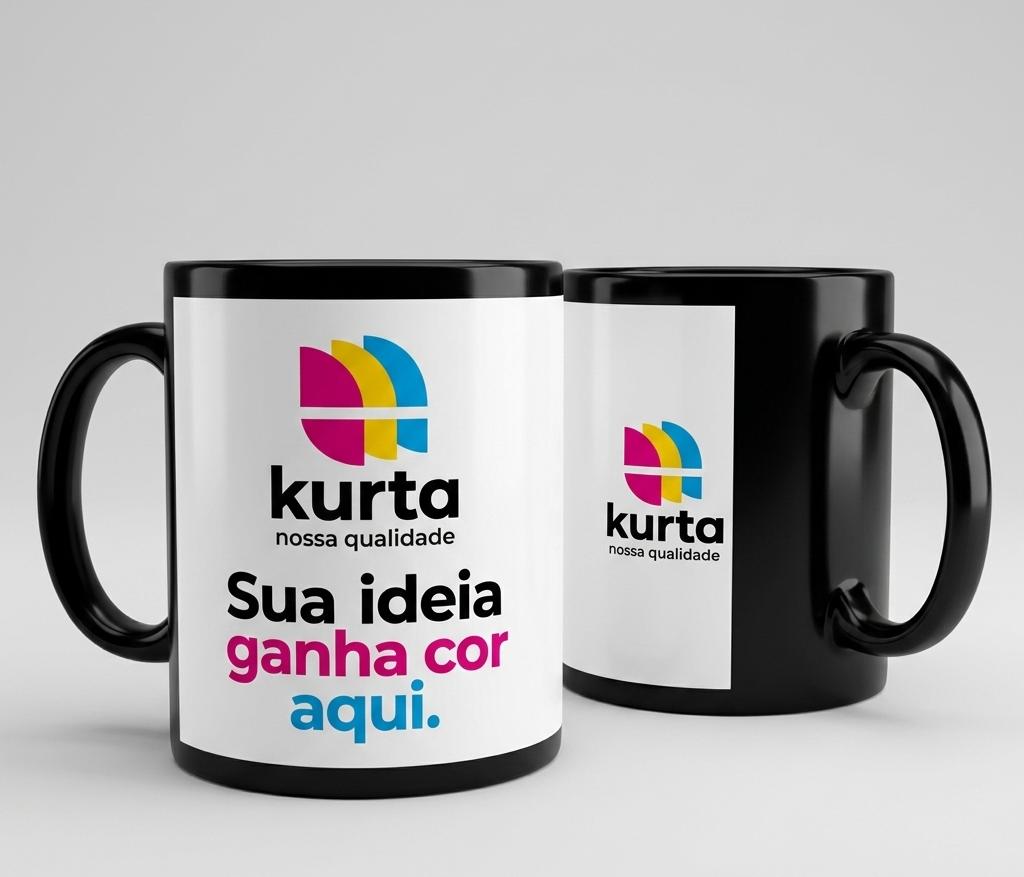 Caneca Tarja Branca 325 Ml- Personalizada