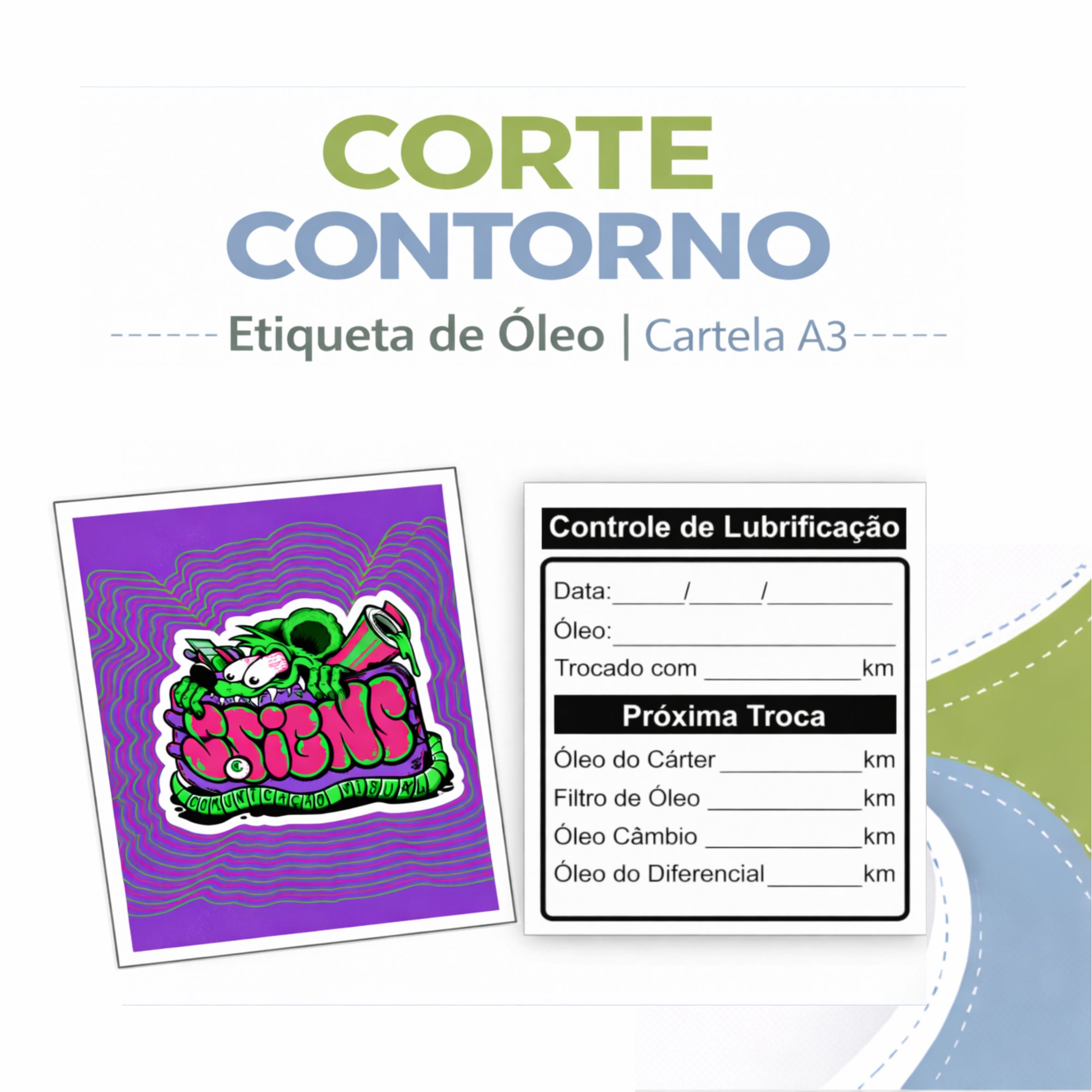 ETIQUETA DE ÓLEO CARTELA A3