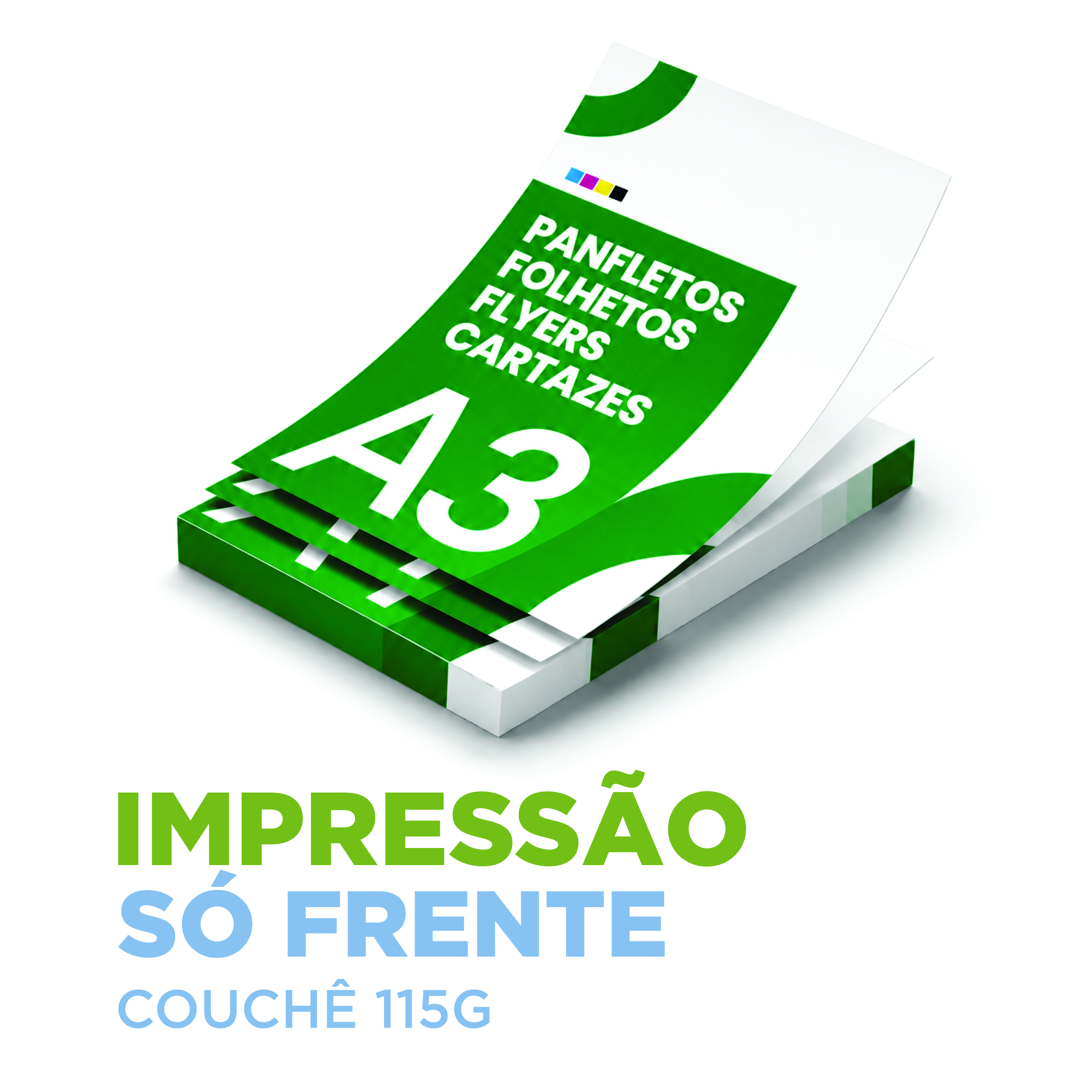 Cartaz A3 - 115 gramas - SÓ FRENTE