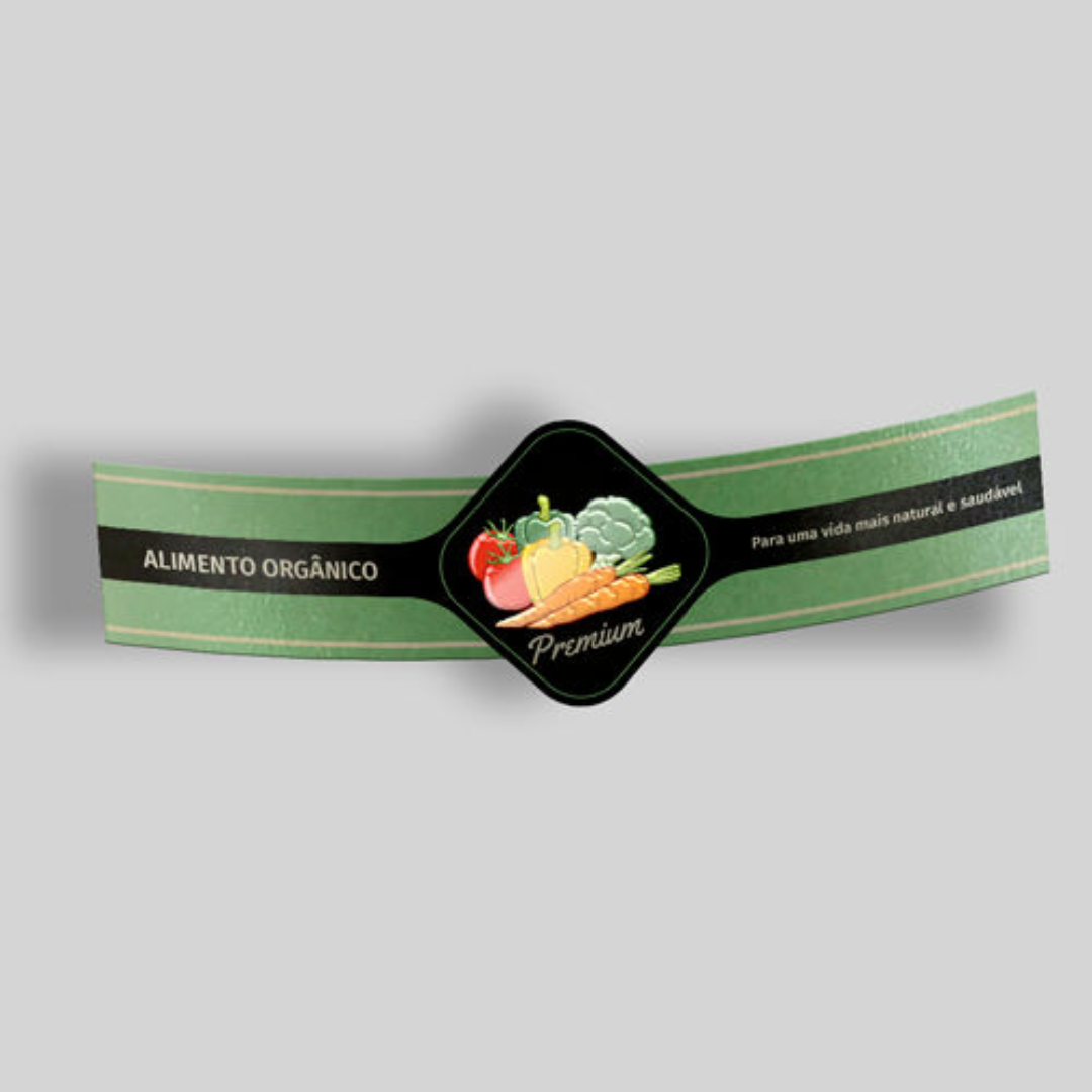 Adesivos BOPP com Verniz Localizado 12x5cm