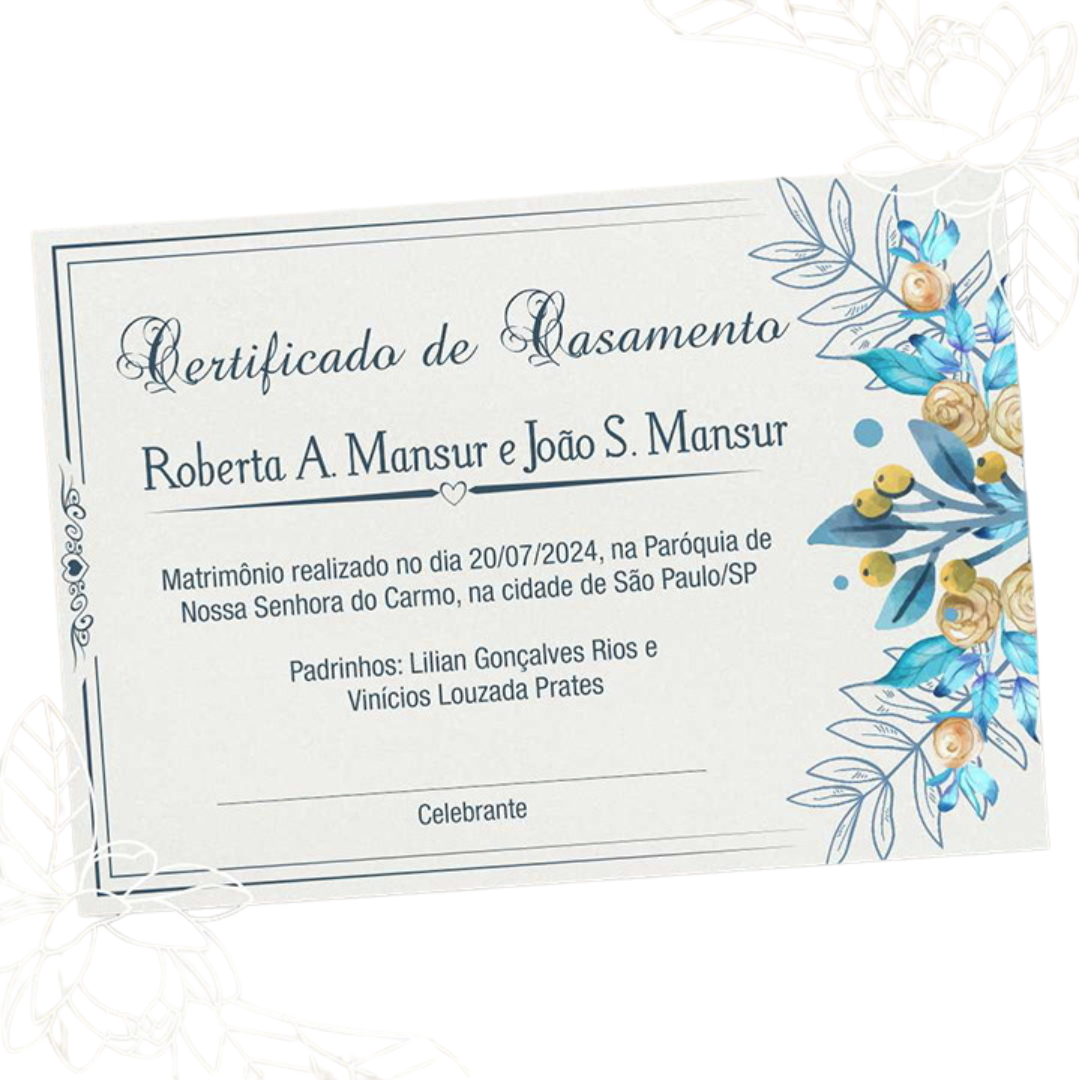 Certificado A5 Reciclato 240g Frente e Verso Coloridos