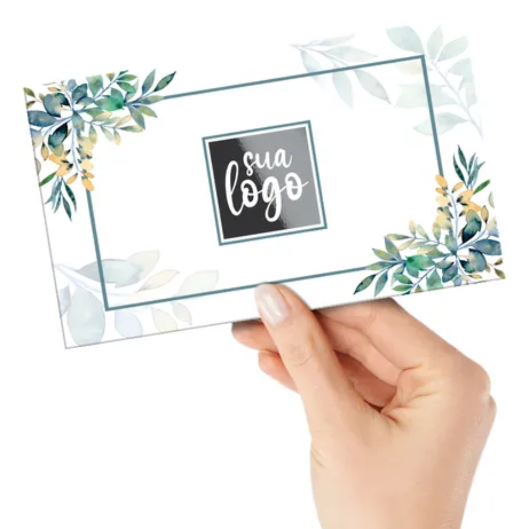 Cartão Postal 9x15cm Couchê 300g UV Total Frente e Verso (4x0)