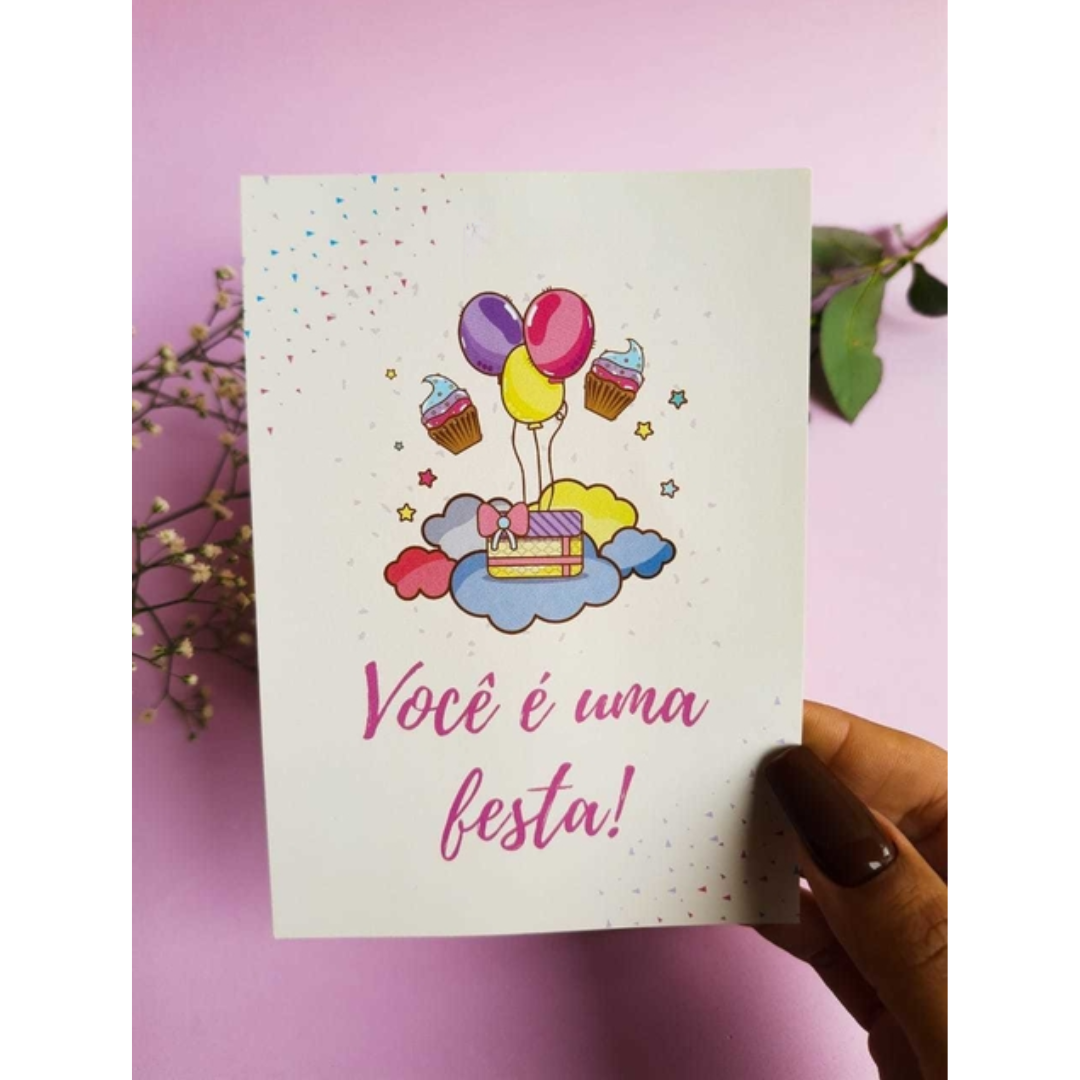 Cartão Postal 9x15cm Reciclato 240g Laminação Fosca (4x4)