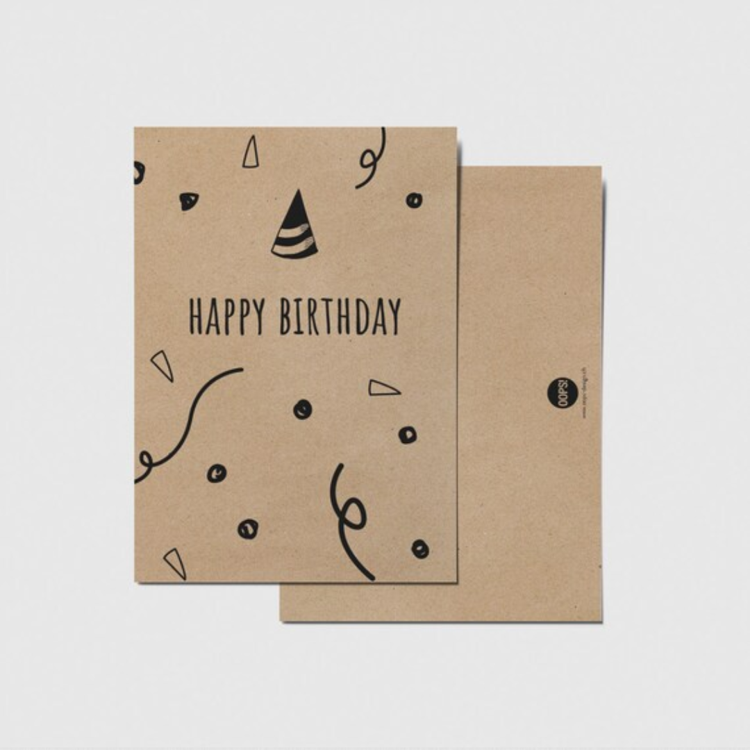 Cartão Postal 9x15cm Kraft 240g Sem Verniz (1x0)