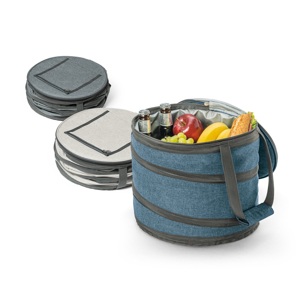Sacola térmica flexível 15 L em 600D