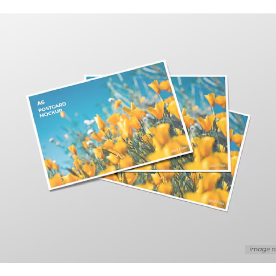 Cartão Postal 15x10cm Couchê 300g UV Total Frente e Verso (4x0)