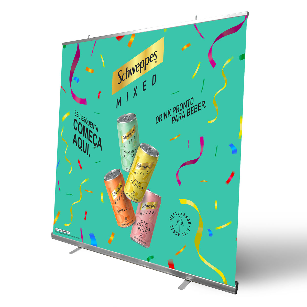 Backdrop Roll up 2,00x2,00m