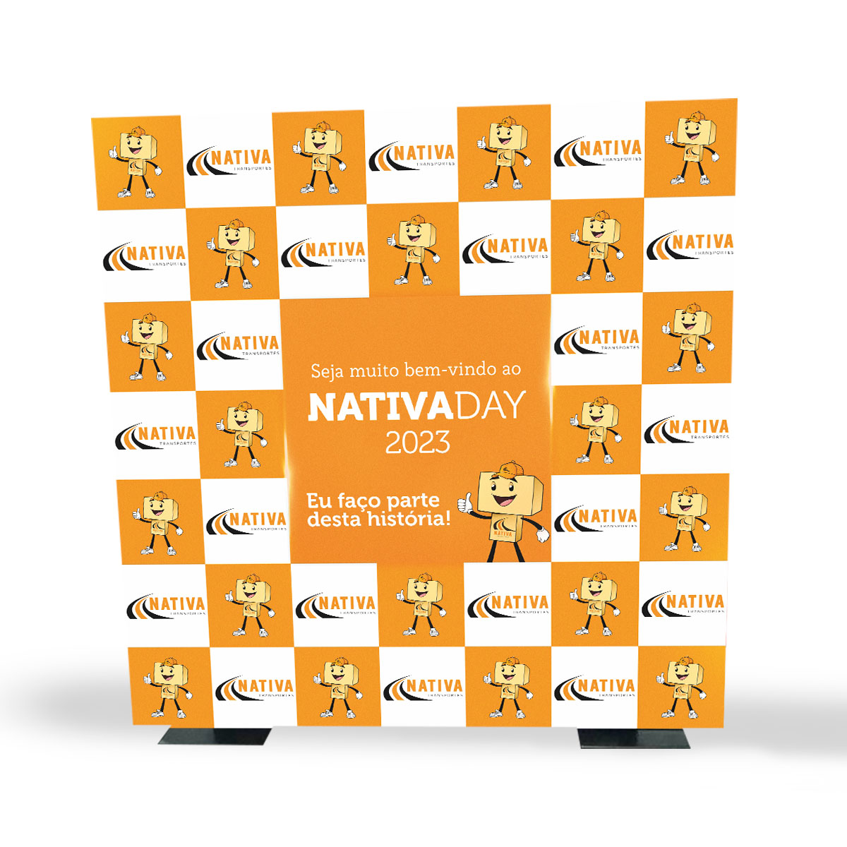 Backdrop Roll up em Metalon 3,00x3,00m