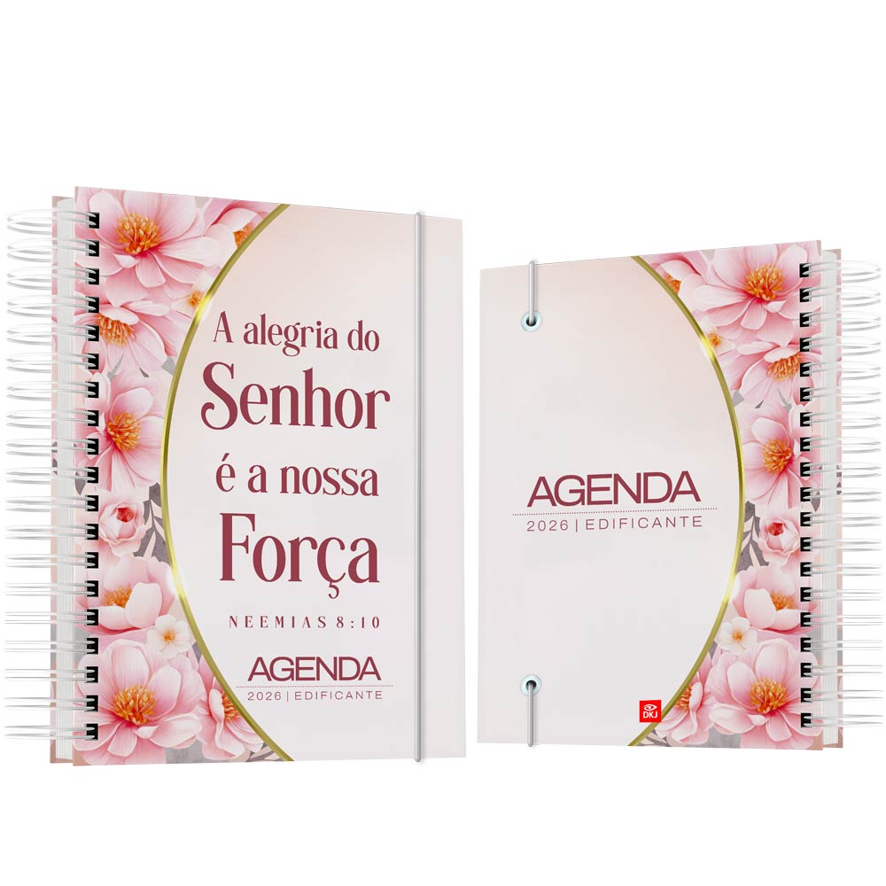 Agenda 2026 floral edificante modelo 04