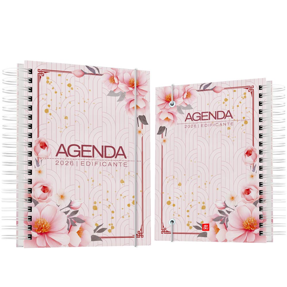 Agenda 2026 floral edificante modelo 09