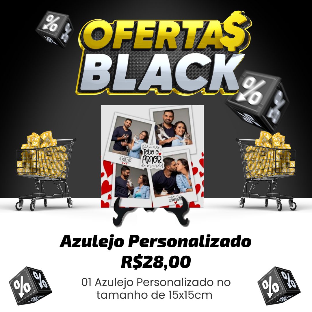 Black friday Azulejo Personalizado