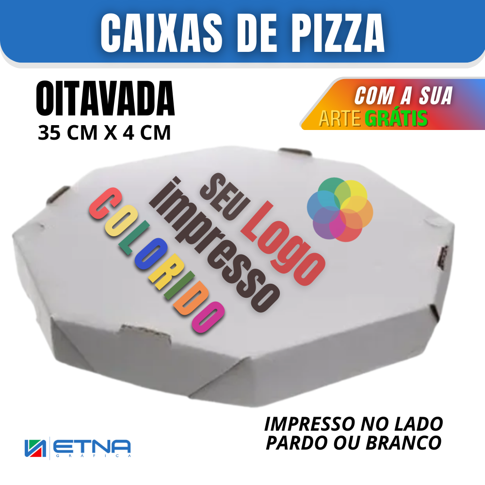 Caixa 35x4x35 cm Oitavada